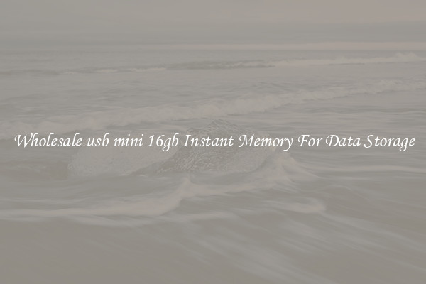 Wholesale usb mini 16gb Instant Memory For Data Storage
