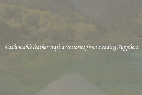 Fashionable leather craft accessories from Leading Suppliers