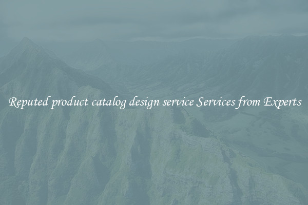 Reputed product catalog design service Services from Experts