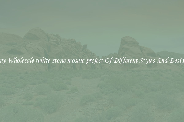 Buy Wholesale white stone mosaic project Of Different Styles And Designs