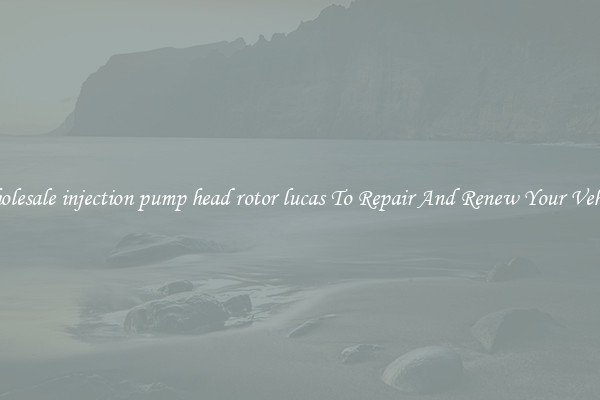 Wholesale injection pump head rotor lucas To Repair And Renew Your Vehicle