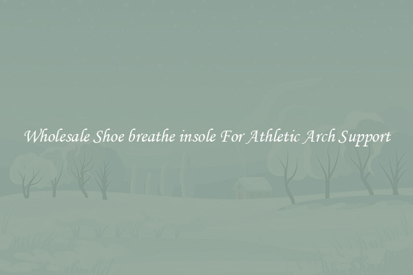 Wholesale Shoe breathe insole For Athletic Arch Support