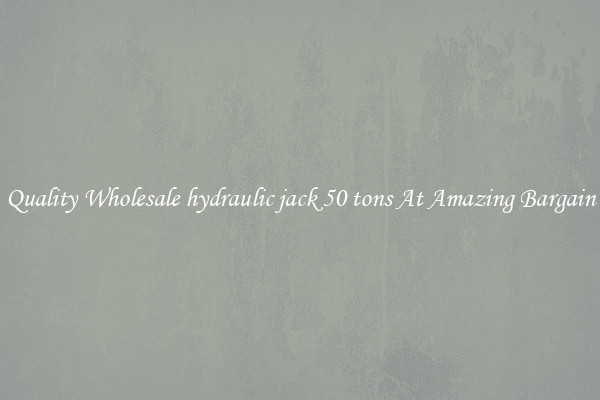 Quality Wholesale hydraulic jack 50 tons At Amazing Bargain